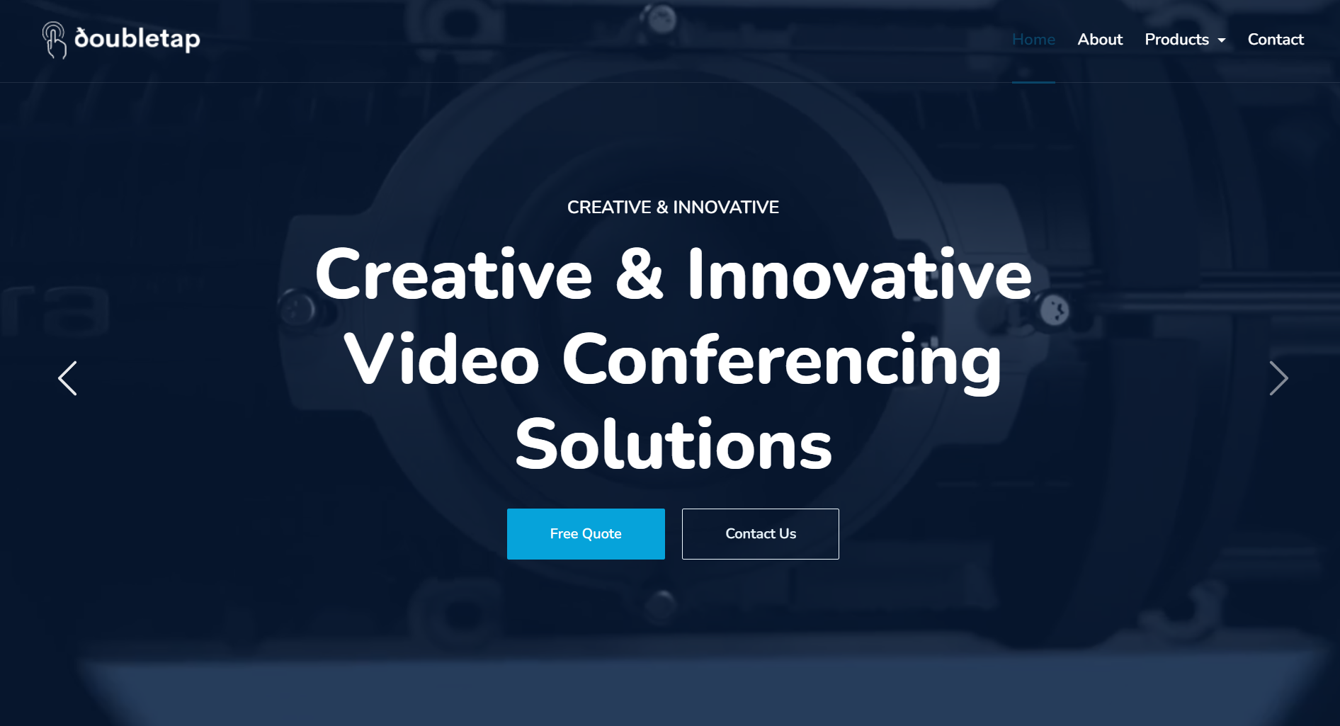 DoubleTapMe Website Screenshot