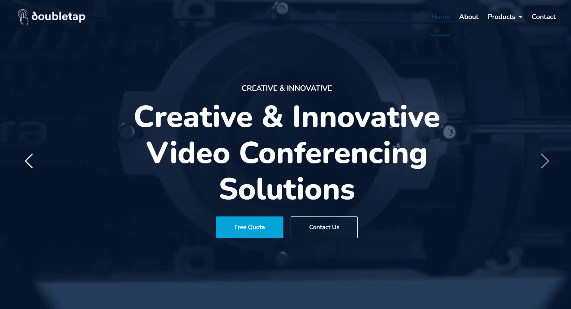 DoubleTapMe Website Screenshot